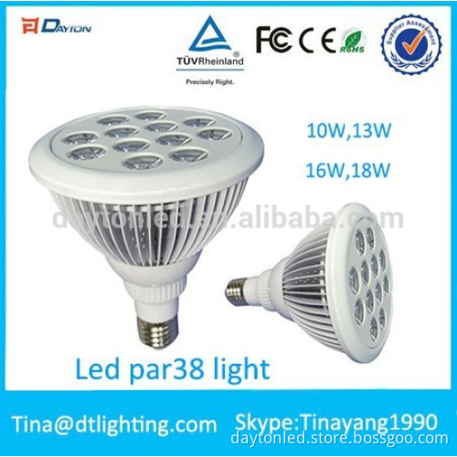 10w led spotlights par38 e27